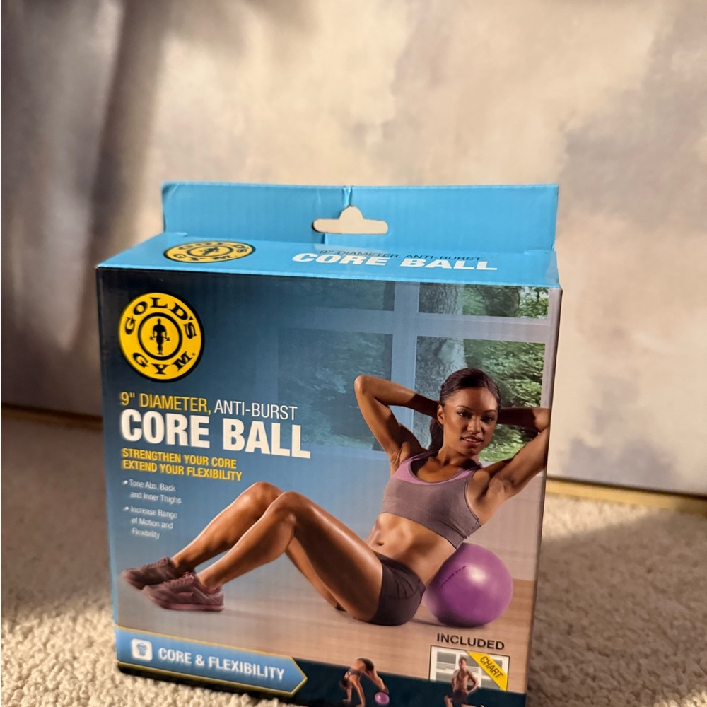 Gold's Gym Purple Core Ball
